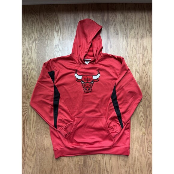 Chicago‎ Bulls Hoodie NBA Licensed Kids Youth Size XL (16/18) Red & Black - Picture 1 of 7